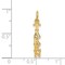 14K Yellow Gold Taken Charm Love Relationship Pendant Jewerly 23mm x 3mm